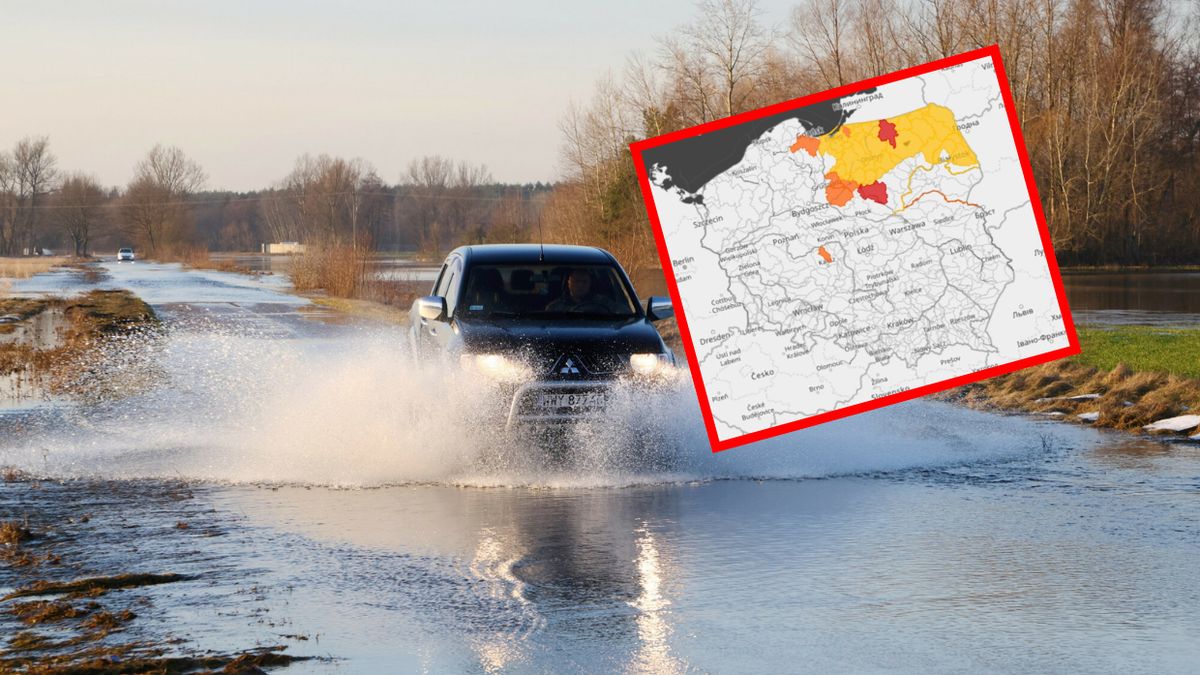 IMGW rozszerzył obszar, dla którego wydał ostrzeżenia.