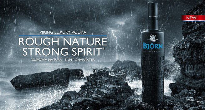 H2O Creative promuje nową wódkę Björn od BZK Alco