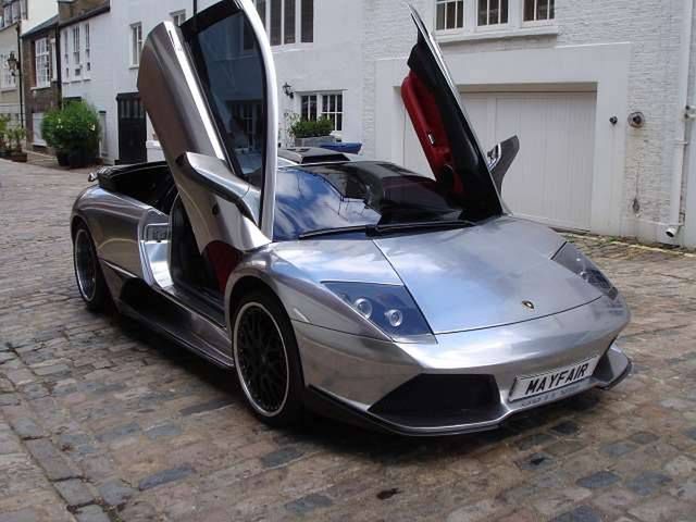Chromowane Lamborghini Murcielago LP640