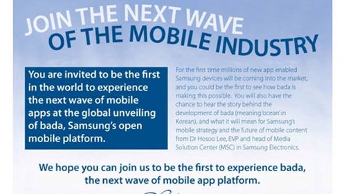 Premiera Samsung Bada OS ósmego grudnia! 1