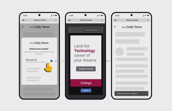Offerwall dla wydawców, czyli reklamy z nagrodą od Google'a