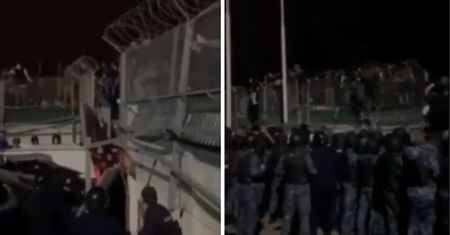 Walki służb z manifestantami na lotnisku w Rosji po szturmie na samolot