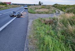 Lubań. Tragiczny wypadek z udziałem motocyklisty. 21-latek nie żyje