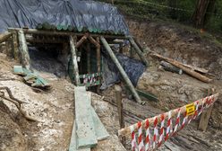 Złoty pociąg w Lubaniu? Rozkopują kompleks militarny