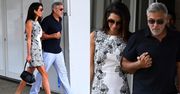 George Clooney i ELEGANCKA Amal zadają szyku w Wenecji. Ładnie razem wyglądają? (ZDJĘCIA)