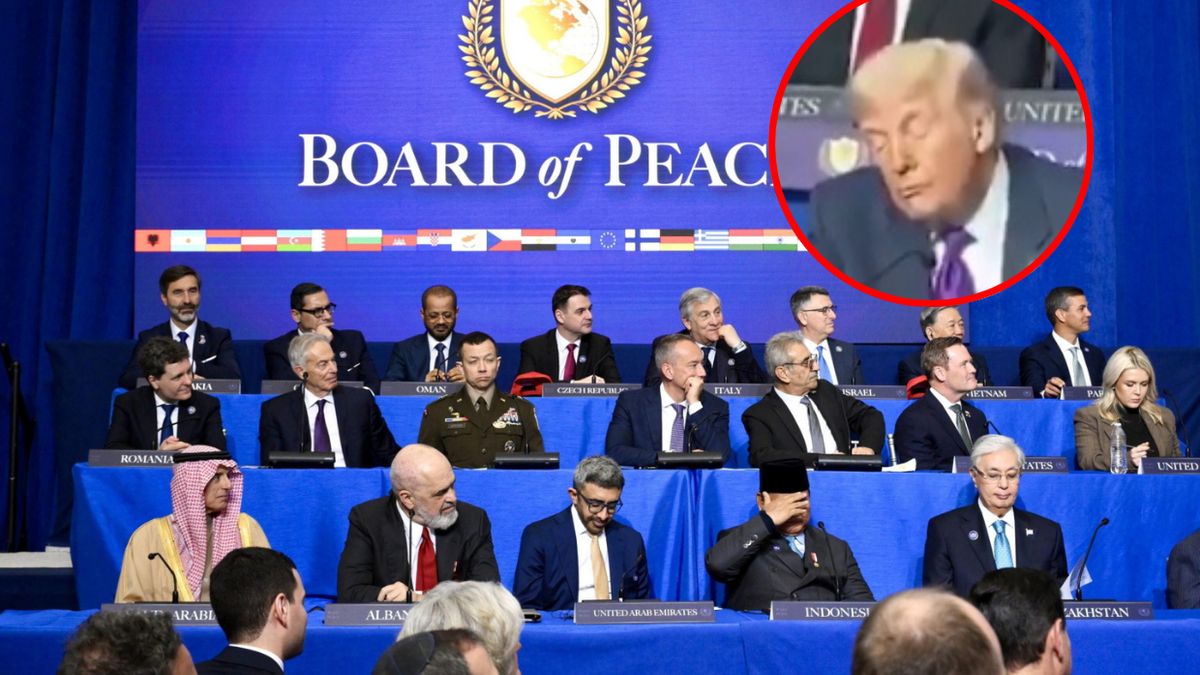 Donald Trump zasnął podczas posiedzenia Rady Pokoju