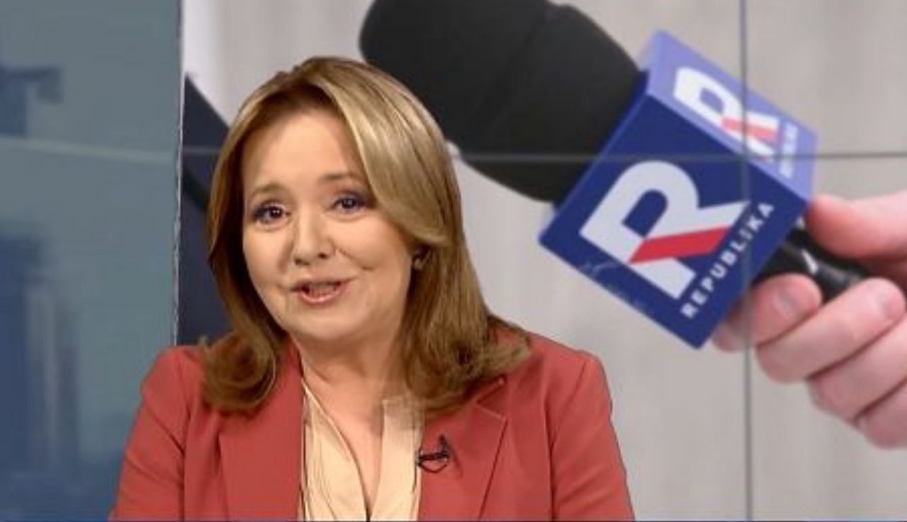 Danuta Holecka dołączyła do zespołu TV Republika pod koniec grudnia 2023 roku 