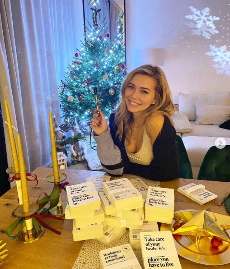 Sandra Kubicka udekorowała mieszkanie na święta 