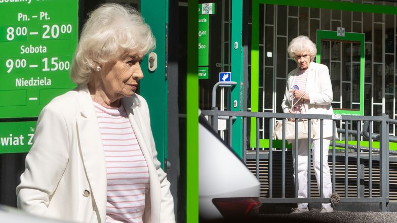 Krystyna Loska na mieście