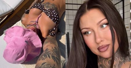 "Bikiniara" Deynn wypoczywa na leżaku po męczącej podróży prywatnym samolotem na Ibizę (FOTO)