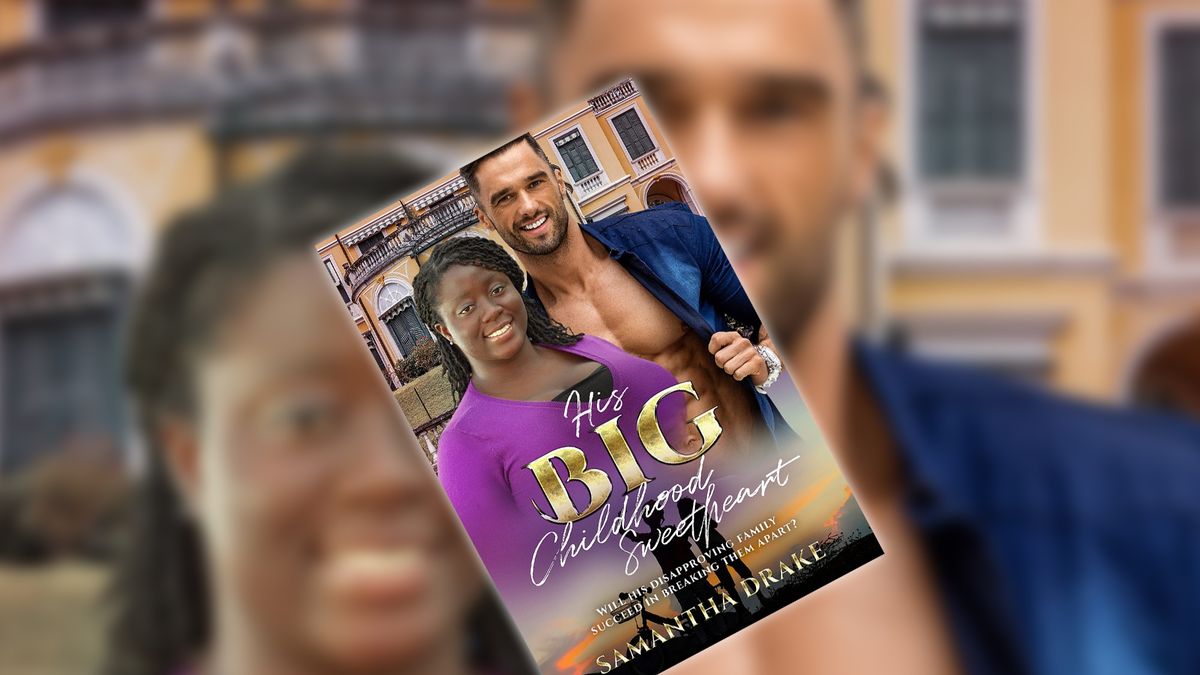 Okładka powieści erotycznej z podobizną Chrisitan Demeritt.