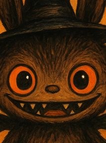 Halloweenowe czekoladowe Labubu. Losujesz smak, a kształt to niespodzianka
