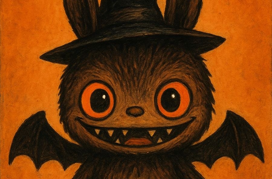 Halloweenowe czekoladowe Labubu. Losujesz smak, a kształt to nie
