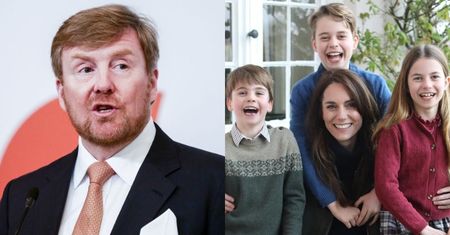 Król Holandii ŻARTUJE ze słynnego zdjęcia Kate Middleton z dziećmi. "Przynajmniej nie robiłem tego w Photoshopie" (WIDEO)
