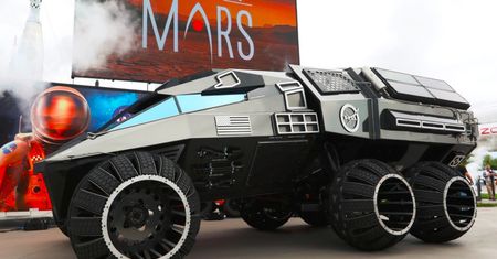 NASA na Marsa - koncepcyjny pojazd niczym z kinowego ekranu
