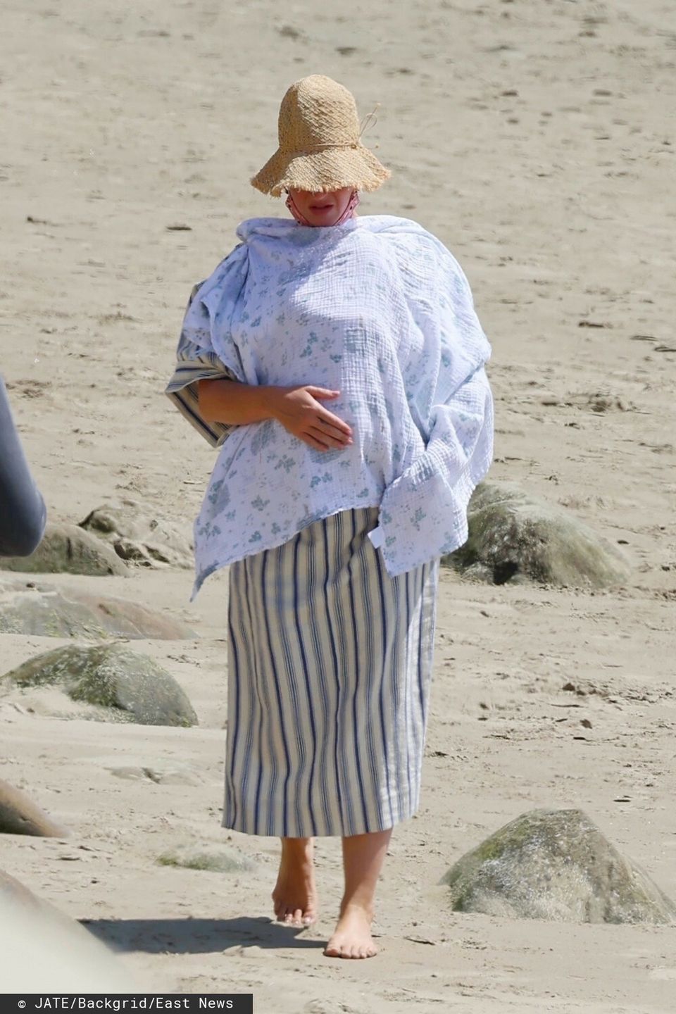 Katy Perry z rodziną na plaży