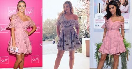 Khloe Kardashian w sukience Rozenek i Siwiec. Która wygląda lepiej? (ZDJĘCIA)