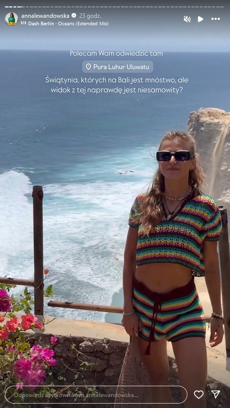 Anna Lewandowska zwiedza Bali z przyjaciółką
