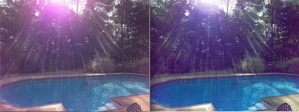 Ta aplikacja usunie fioletową poświatę ze zdjęć iPhone'a 5 2