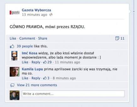 Atak na duże polskie fanpage'e. Oszust załatwił adminów banalnym trikiem 5