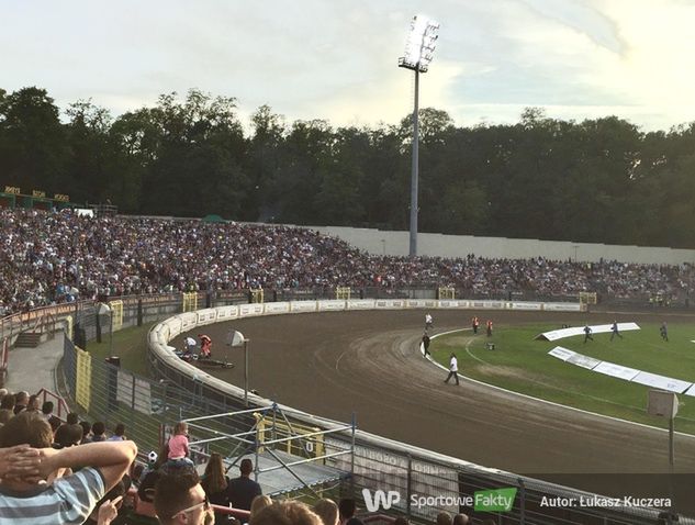 Stadion w Rybniku po wypadku Krystiana Rempały.