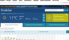 Serwis pogodowy Interii z nową szatą graficzną i danymi o smogu