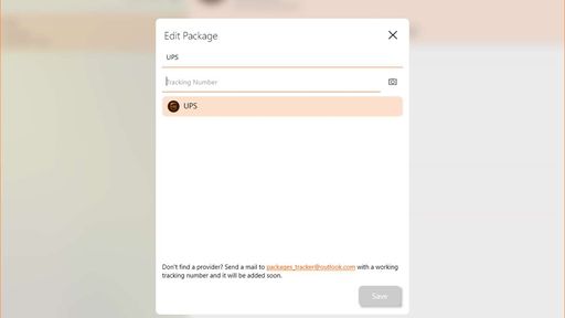 Packages Tracker