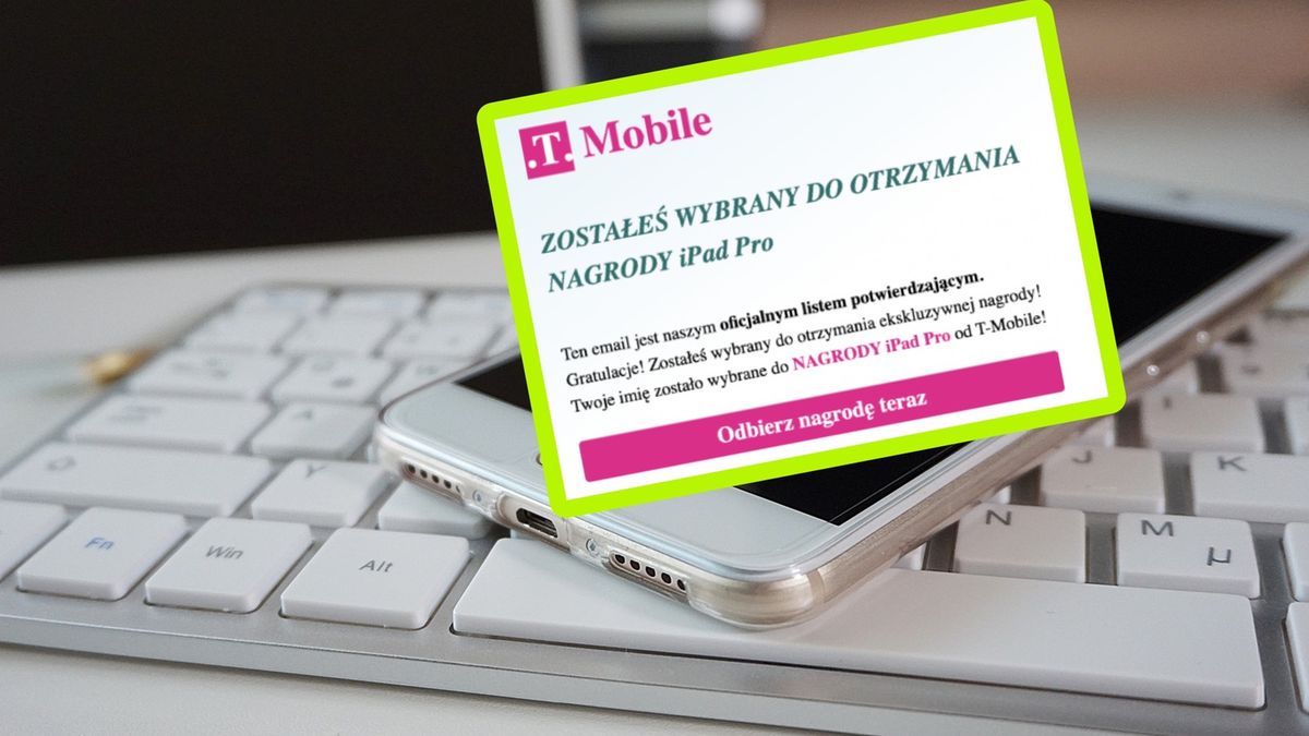 Nowa kampania cyberprzestępców. Wykorzystują wizerunek T-Mobile