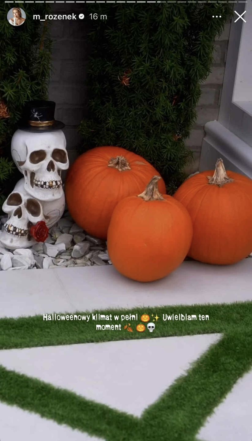 Dom Małgorzaty Rozenek-Majdan na Halloween