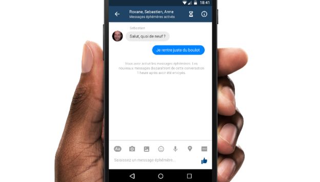 Facebook wprowadza znikające wiadomości w Messengerze