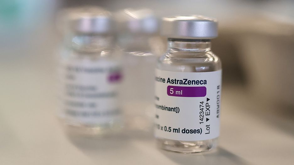 MADRID, SPAIN - MARCH 24: Vials of AstraZeneca vaccine are seen at the Wanda Metropolitano stadium in Madrid, Spain on March 24, 2021. Spain started administering AstraZeneca vaccines to people younger than 65 on Wednesday, the countrys health minister announced on Monday. One week ago, the country paused AstraZeneca injections after reports emerged of a specific type of blood clots. (Photo by Burak Akbulut/Anadolu Agency via Getty Images)