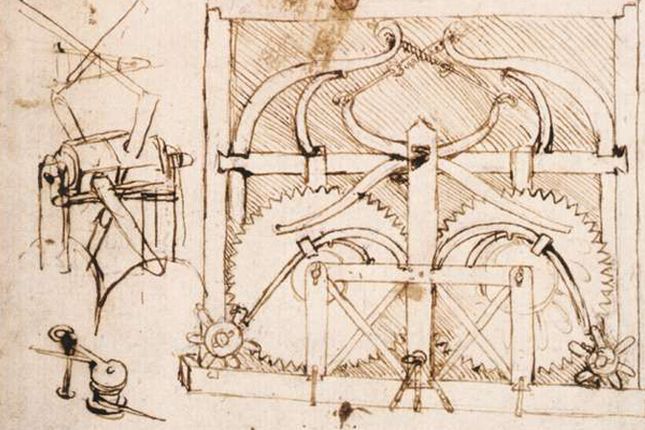 Plan autonomicznego pojazdu Leonarda da Vinci