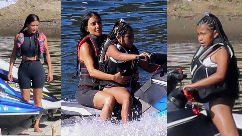 Kim Kardashian pozwala 10-letniej North prowadzić skuter wodny! Nie za wcześnie? (FOTO)
