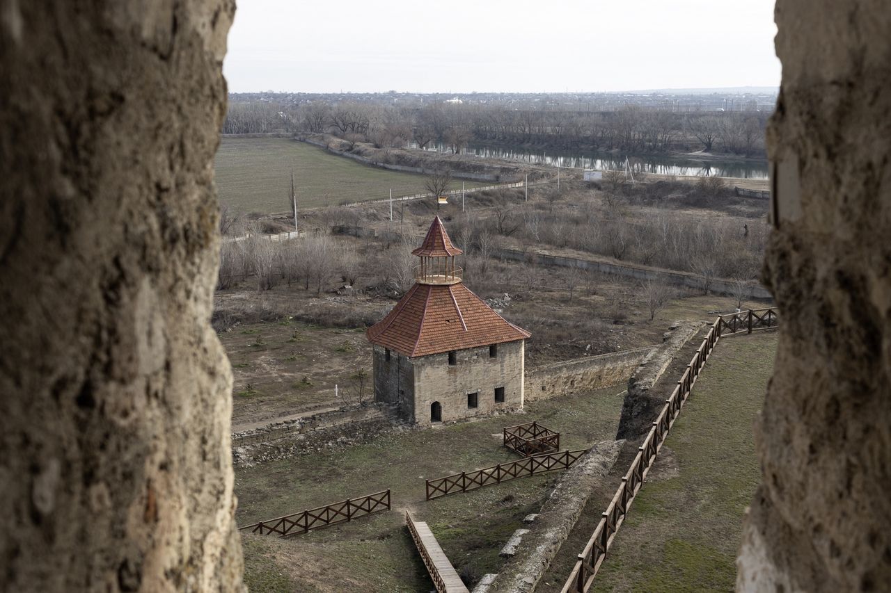 Naddniestrze. Widok z twierdzy w Benderach