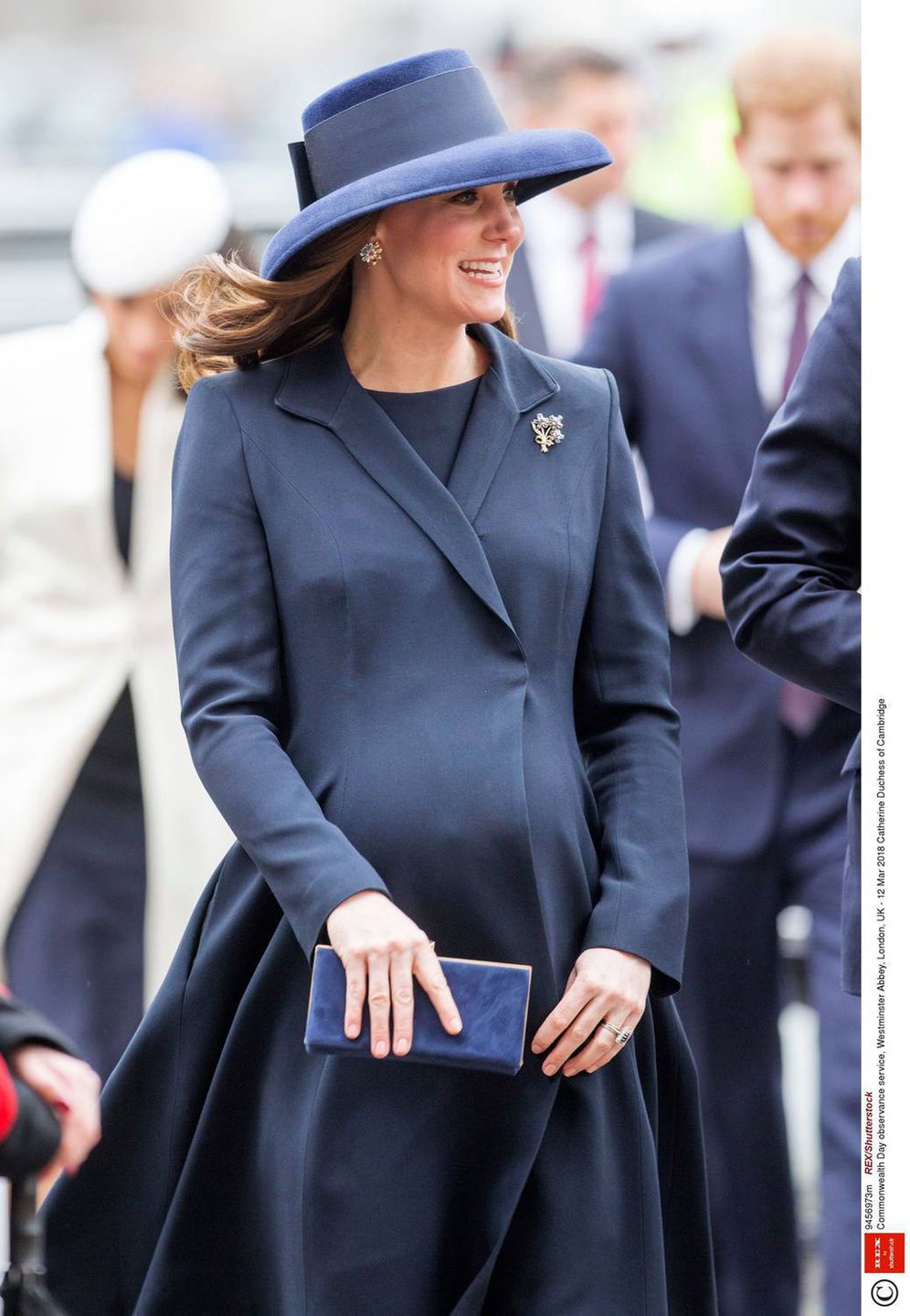 Księżna Kate w ciąży– Dzień Wspólnoty Narodów