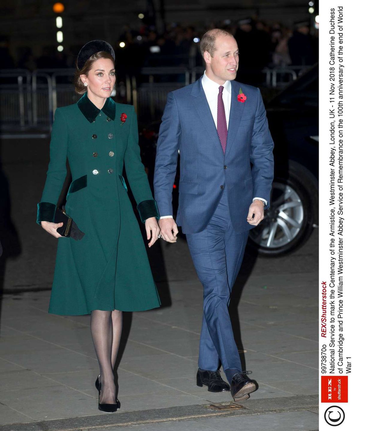 Księżna Kate i książę William na mszy w Westminster Abbey