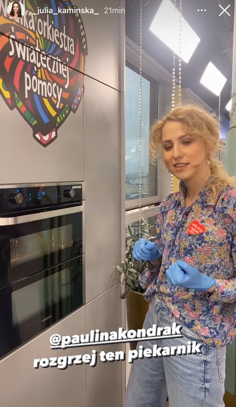 Paulina Kondrak w DDTVN - wspiera WOŚP 2022