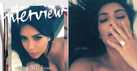 Kim Kardashian w erotycznej sesji... "podwójnych selfie"