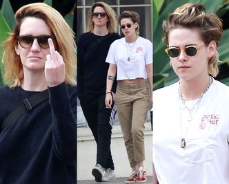 Obrażona Kristen Stewart na spacerze z koleżanką