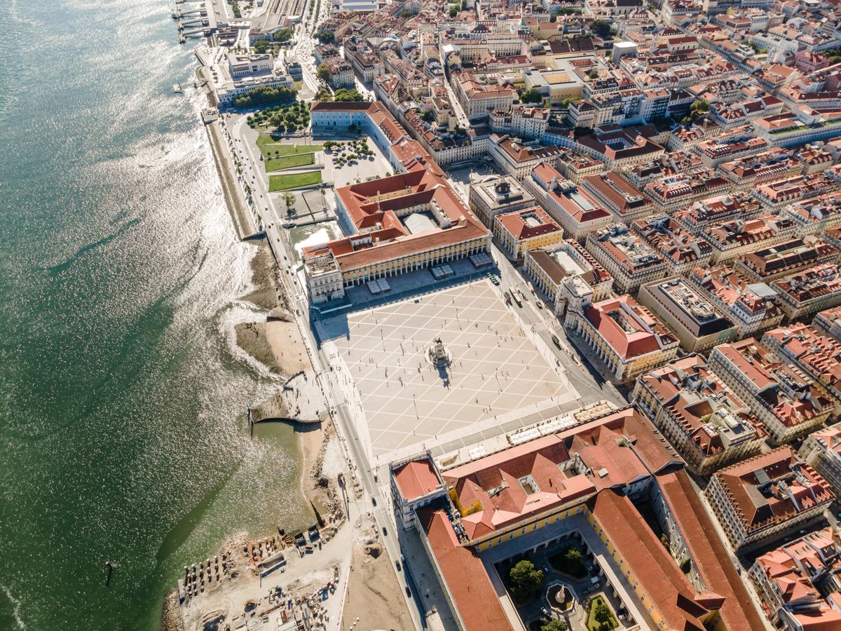 Plac Comercio w Lizbonie