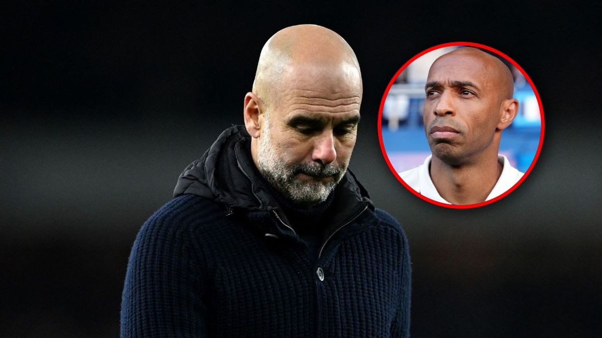 Getty Images / Justin Setterfield/Koji Watanabe / Na dużym zdjęciu Pep Guardiola, na małym Thierry Henry