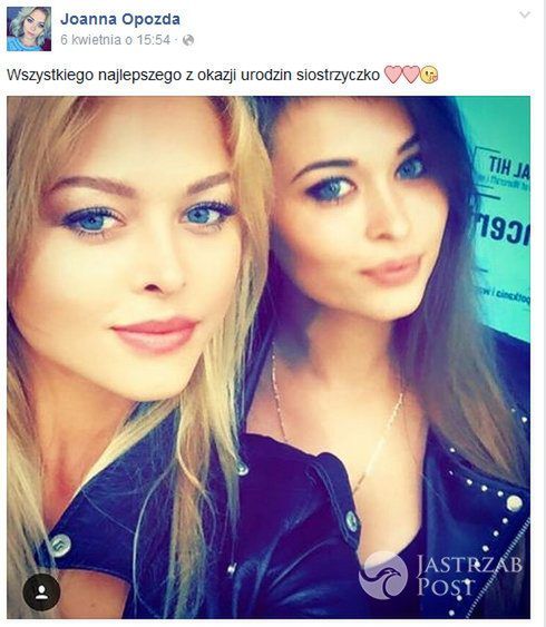 Joanna Opozda i jej siostra, Aleksandra