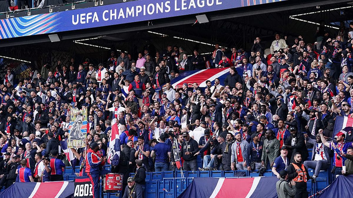 Getty Images / Daniela Porcelli/Sports Press Photo / Na zdjęciu: kibice Paris Saint-Germain