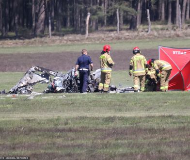 Zielona Góra. Katastrofa samolotu w Przylepie. Zginął milioner Zbigniew Kuczma