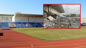 Rosjanie nie oszczędzili stadionu. Obiekt zmienił się w ruinę [FOTO]