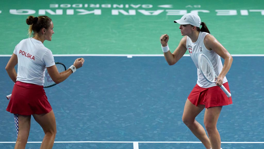 Getty Images / Angel Martinez / Na zdjęciu: Katarzyna Kawa i Iga Świątek