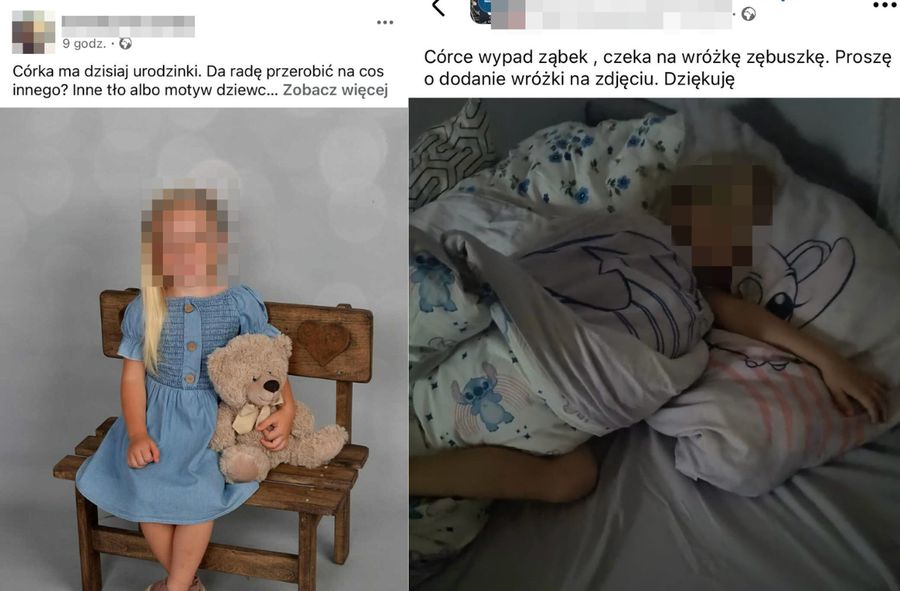 Przerabianie zdjęć dzieci - niepokojący trend w internecie