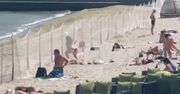 Kobieta na plaży w Odessie. Po tym co zrobiła, nagranie pokazały media