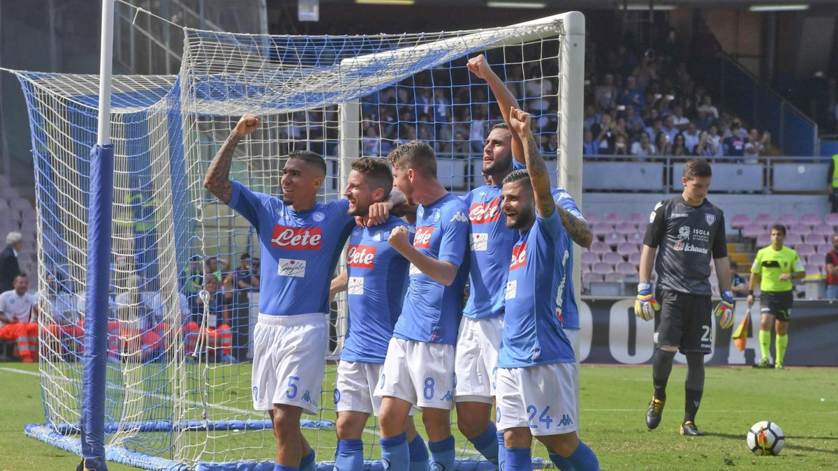 Radość piłkarzy SSC Napoli