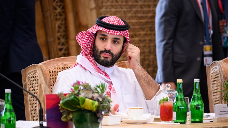 Książę Mohammed bin Salman  podczas szczytu G20